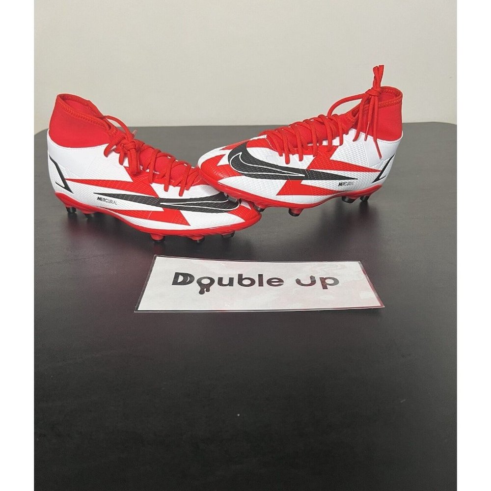 Nike Mercurial Superfly 8 Club CR7 MG Chile Red White 2021 Men Size 9.5 Women 11